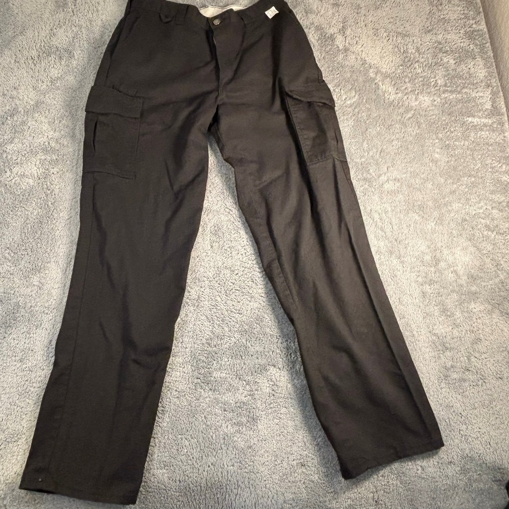 Dickies Flex Mens Black Cargo Pants Straight Leg Work Trousers LP53BK 33x30